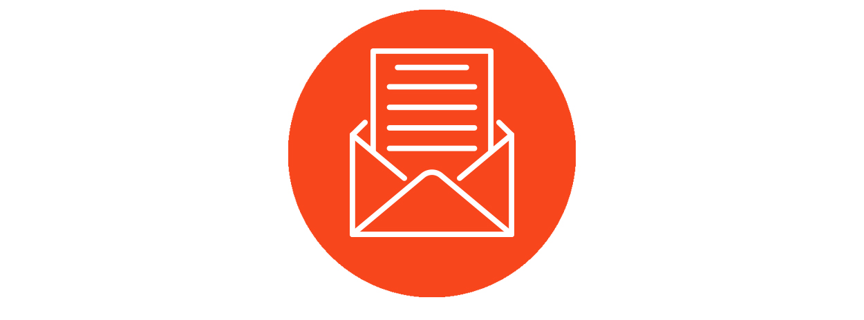 letter with envelope - newsletter
