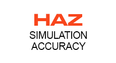 HAZ Simulation Accuracy