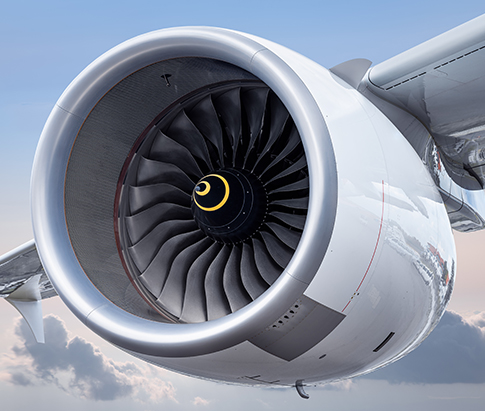 Jet engine of a modern airliner